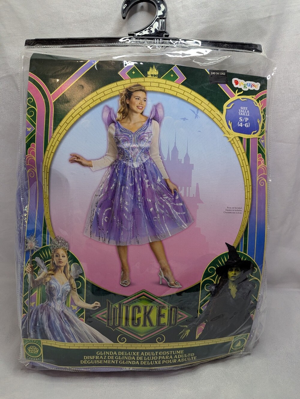 Disguise Wicked Glinda For Good Deluxe Adult Costume Size Small 4-6 - NEW